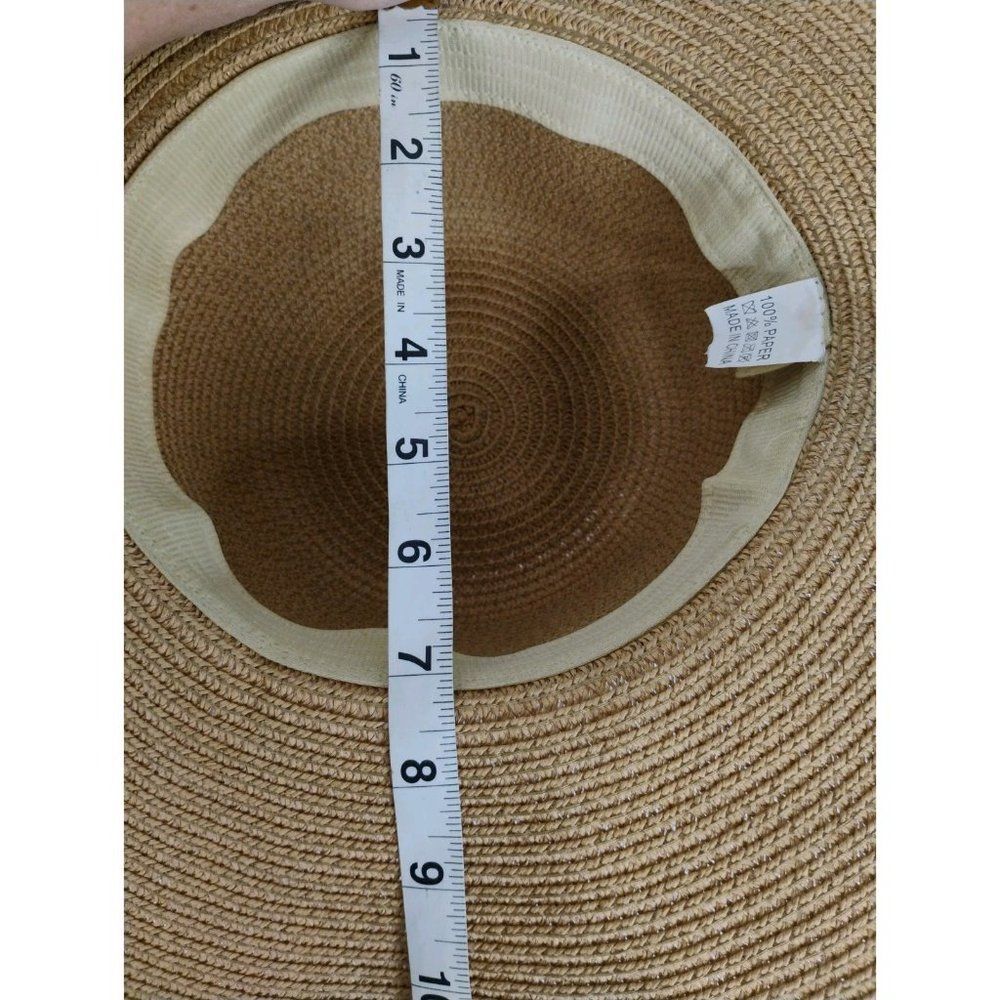 Florida Sun Hat Embroidered Tan and Black - Picture 8 of 15